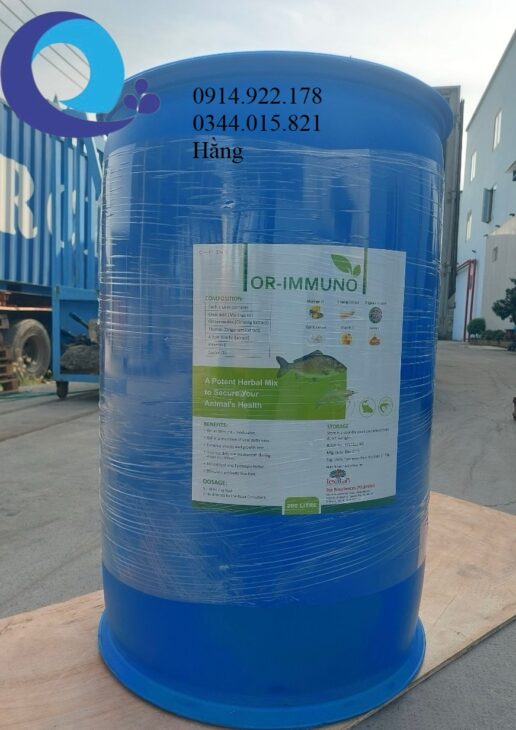 Bổ gan Or-Immuno chiết xuất từ bột tỏi, thay thế kháng sinh dùng cho thủy sản